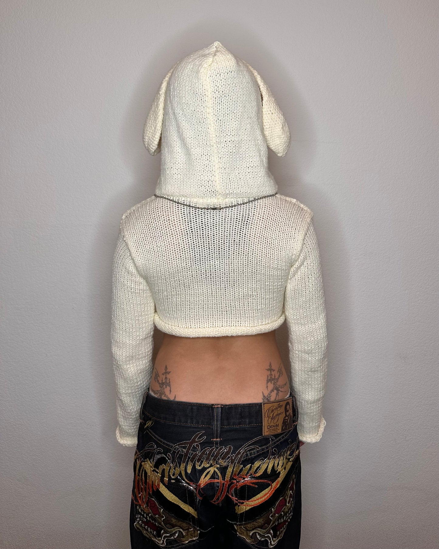 Sacrificial Lamb Cropped Hoodie