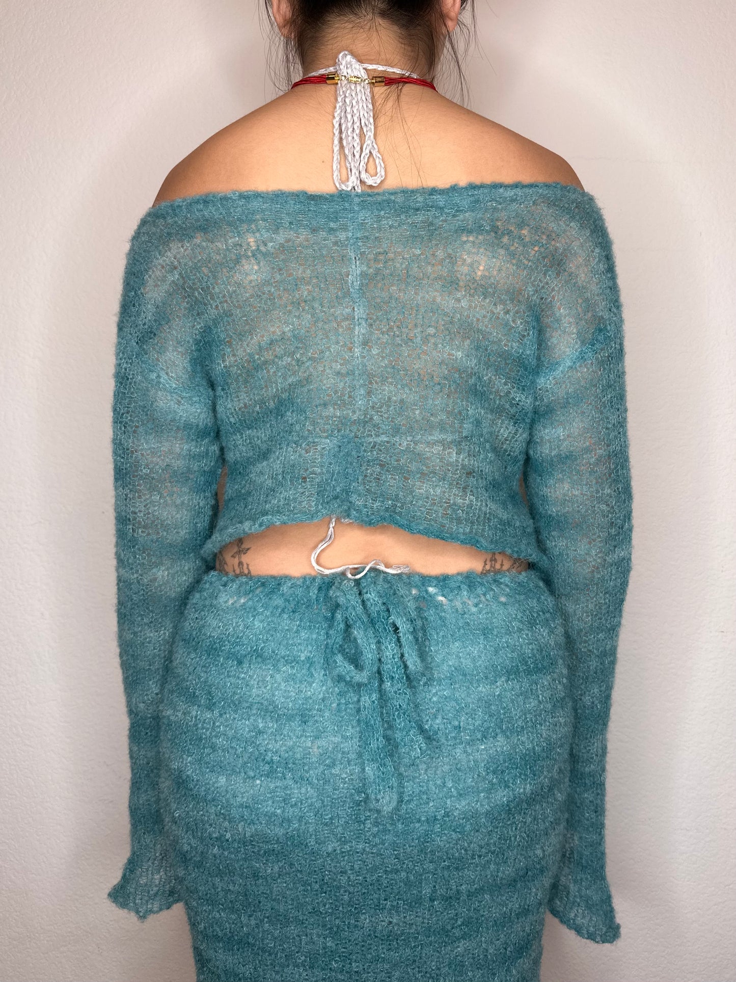 Alpaca Wool Cropped Sweater